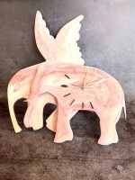 Часы и панно Розовый слон
